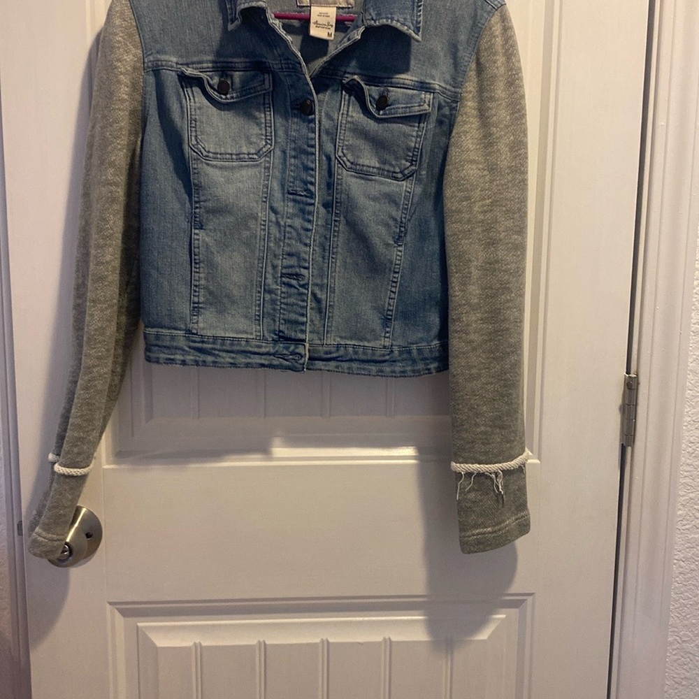 American Age Gray Denim Jacket